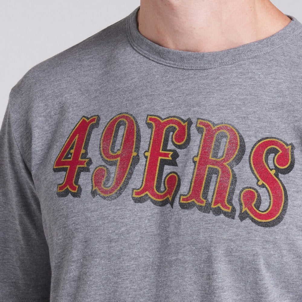 San Francisco 49ers Pass Rush Tri-Blend T-Shirt Heather Gray | Fanatics