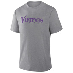 Minnesota Vikings Pass Rush Tri-Blend T-Shirt Heather Gray | Fanatics