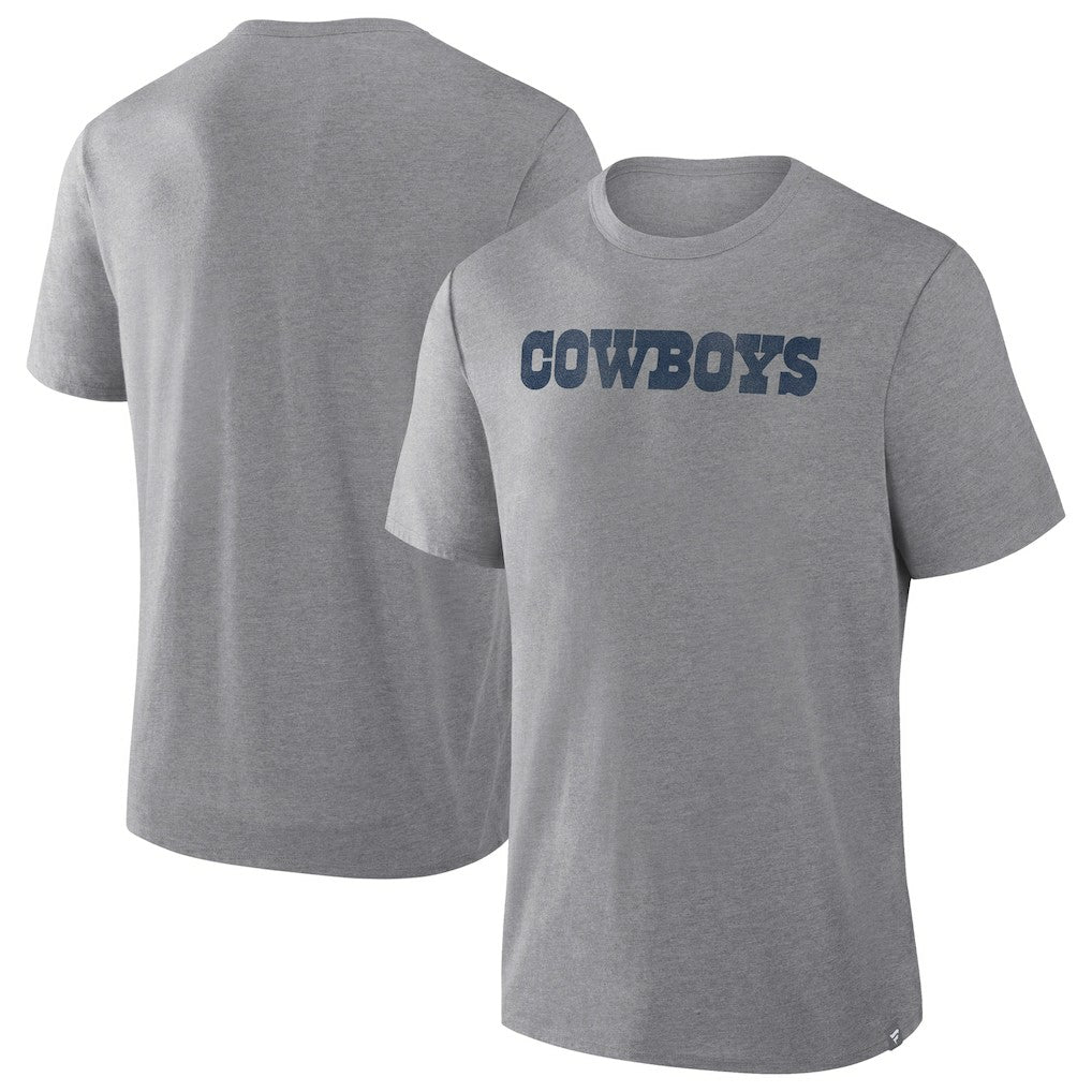 Dallas Cowboys Pass Rush Tri-Blend T-Shirt Heather Gray | Fanatics