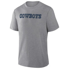 Dallas Cowboys Pass Rush Tri-Blend T-Shirt Heather Gray | Fanatics