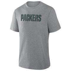 Green Bay Packers Pass Rush Tri-Blend T-Shirt Heather Gray | Fanatics