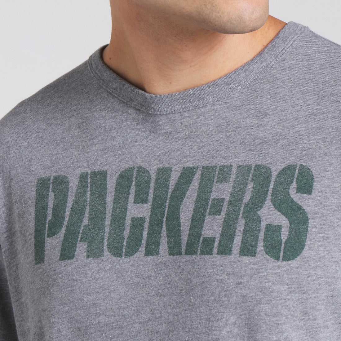 Green Bay Packers Pass Rush Tri-Blend T-Shirt Heather Gray | Fanatics