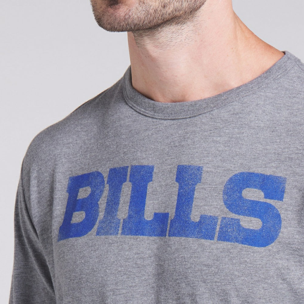Buffalo Bills Pass Rush Tri-Blend T-Shirt Heather Gray | Fanatics