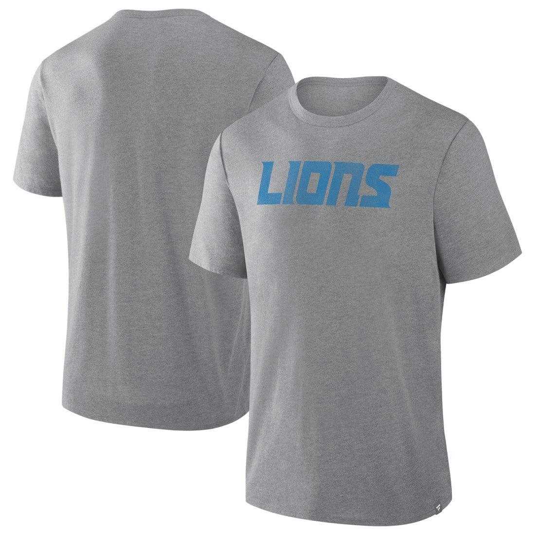 Detroit Lions Pass Rush Tri-Blend T-Shirt Heather Gray | Fanatics