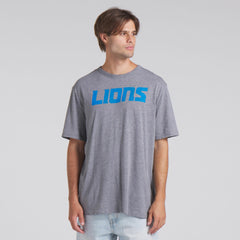 Detroit Lions Pass Rush Tri-Blend T-Shirt Heather Gray | Fanatics