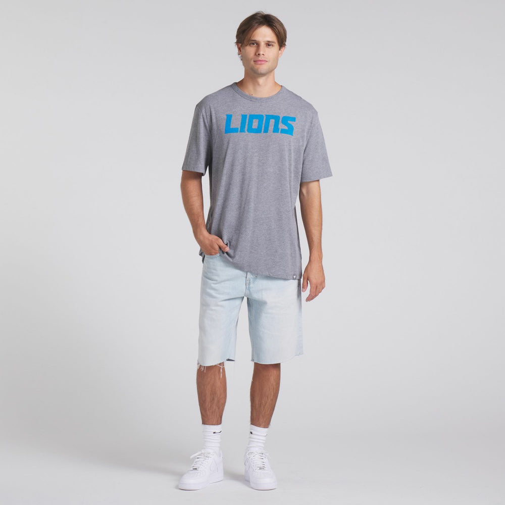 Detroit Lions Pass Rush Tri-Blend T-Shirt Heather Gray | Fanatics