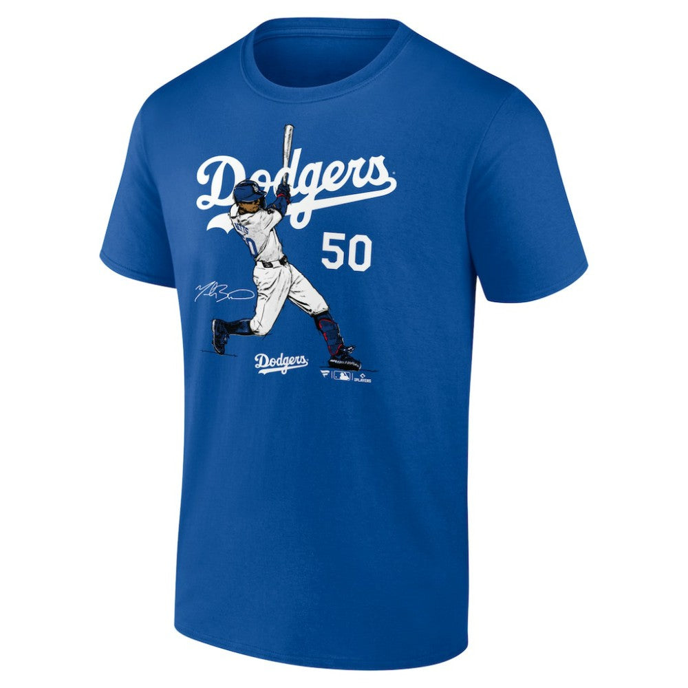 Mookie Betts Los Angeles Dodgers Player Swing T-Shirt - MLB