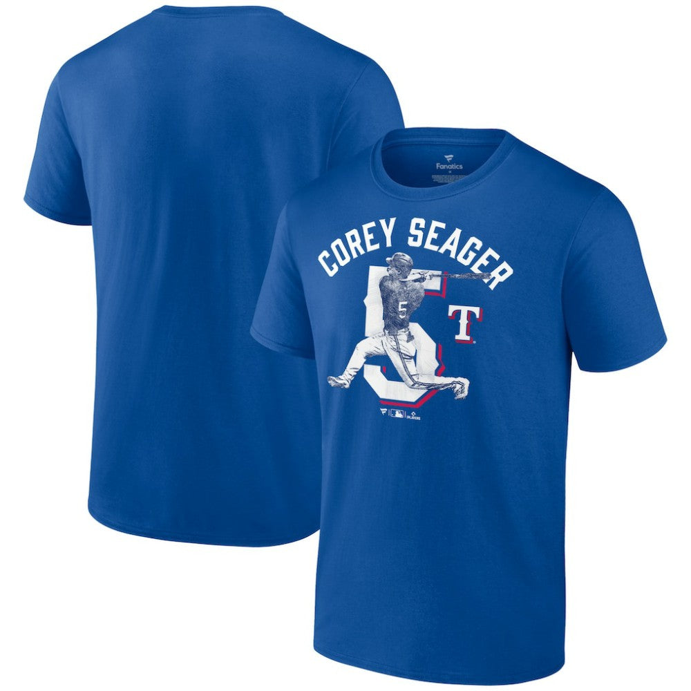Corey Seager Texas Rangers Player Swing T-Shirt - MLB