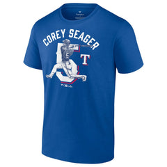 Corey Seager Texas Rangers Player Swing T-Shirt - MLB