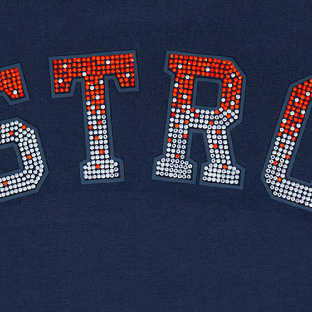 Houston Astros Pro Standard Women's Rhinestone Slim Fit T-Shirt - MLB