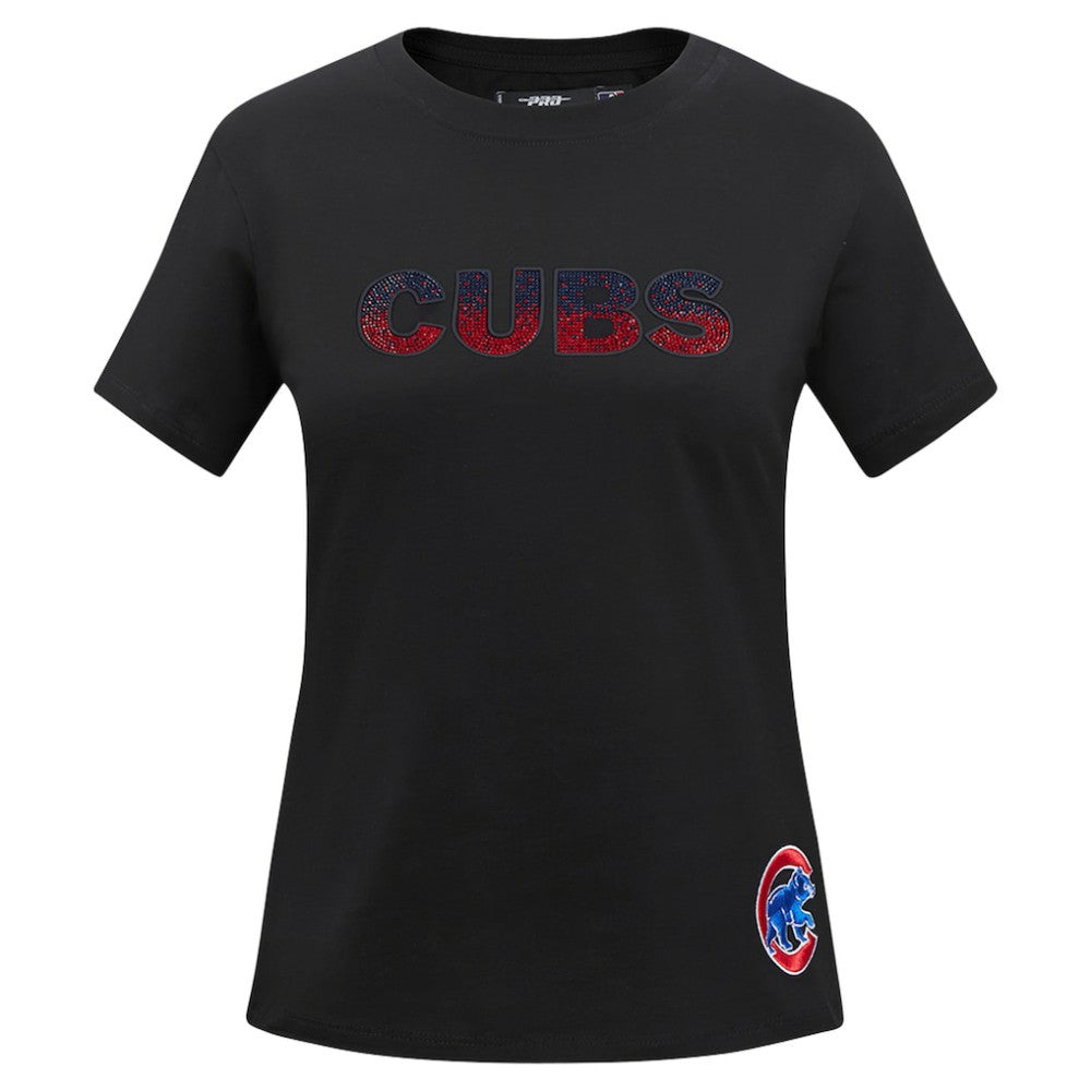 Chicago Cubs Pro Standard Women's Rhinestone Slim Fit T-Shirt - MLB