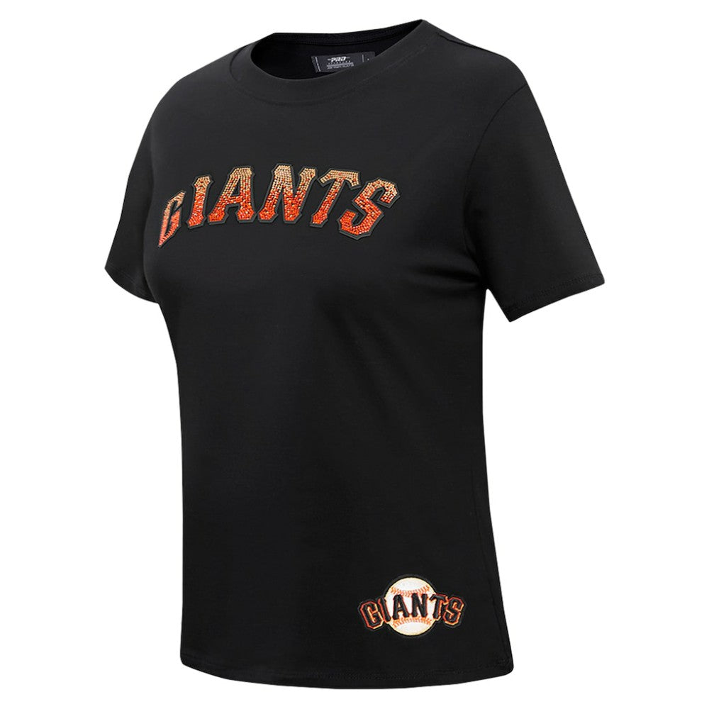 San Francisco Giants Pro Standard Women's Rhinestone Slim Fit T-Shirt - MLB