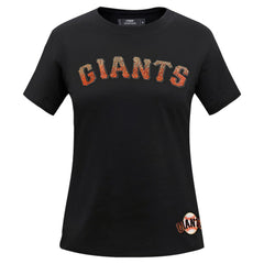 San Francisco Giants Pro Standard Women's Rhinestone Slim Fit T-Shirt - MLB