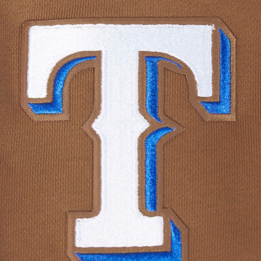 Texas Rangers Pro Standard Women's Paint The City Pullover Cropped Sweatshirt - MLB