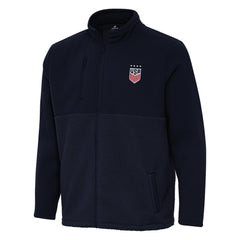 USWNT Antigua Daily Fused Full-Zip Jacket Navy - FIFA World CUP