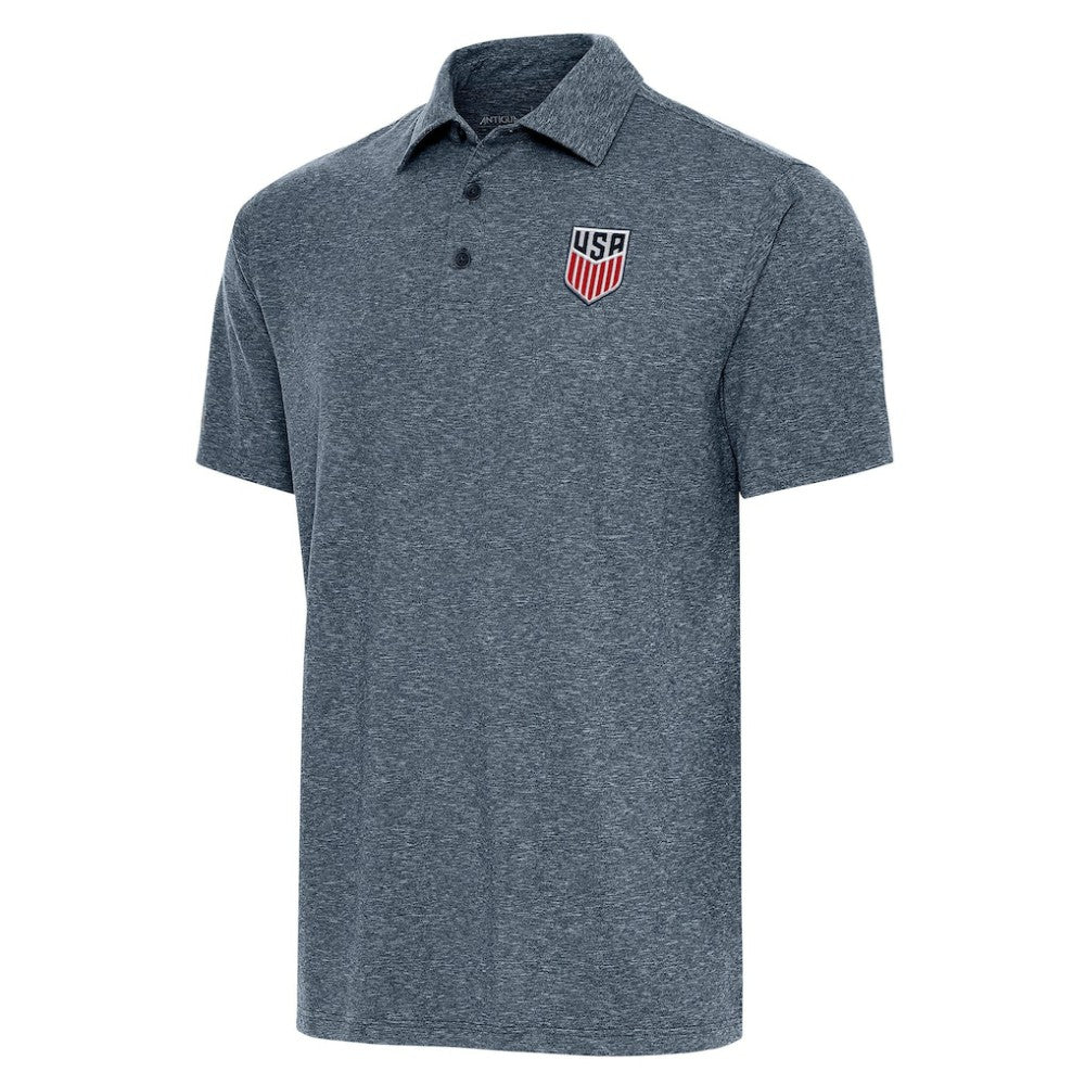 USMNT Antigua Par 3 Polo Heather Navy - FIFA World CUP