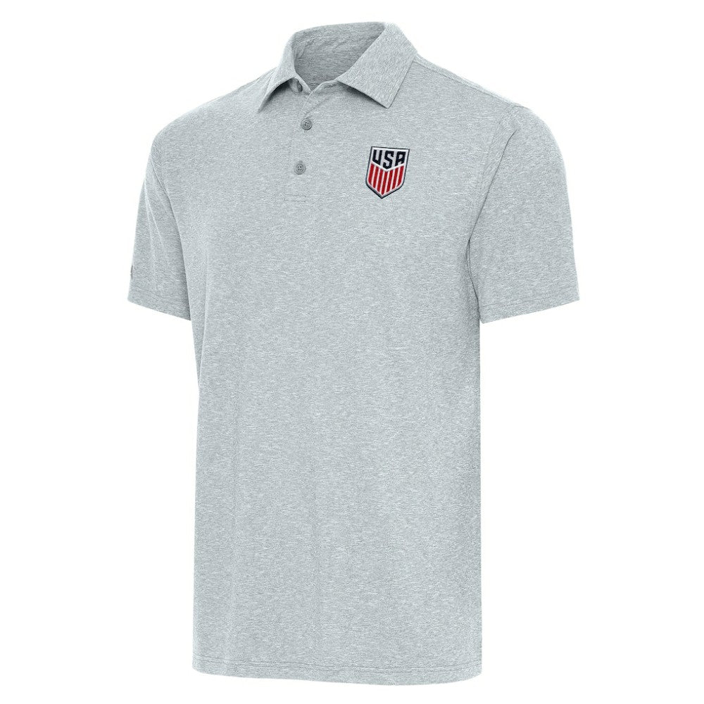 USMNT Antigua Par 3 Polo Heather Gray - FIFA World CUP