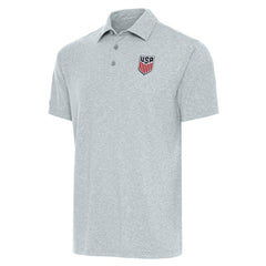 USMNT Antigua Par 3 Polo Heather Gray - FIFA World CUP