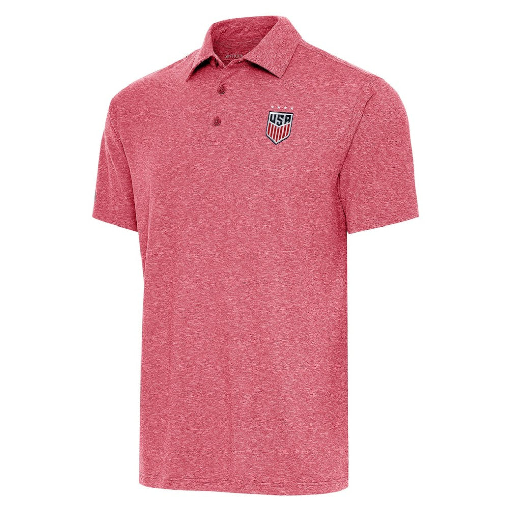 USWNT Antigua Par 3 Polo Heather Red - FIFA World CUP