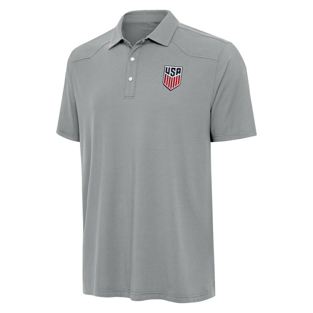 USMNT Antigua Western Polo Gray - FIFA World CUP