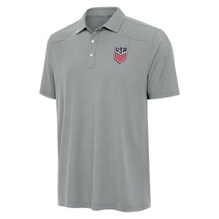 USMNT Antigua Western Polo Gray - FIFA World CUP
