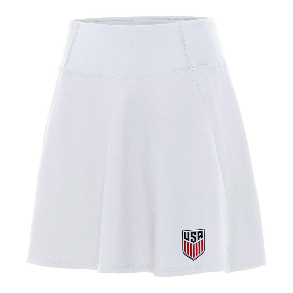 USMNT Antigua Women's Chip Skort White - FIFA World CUP