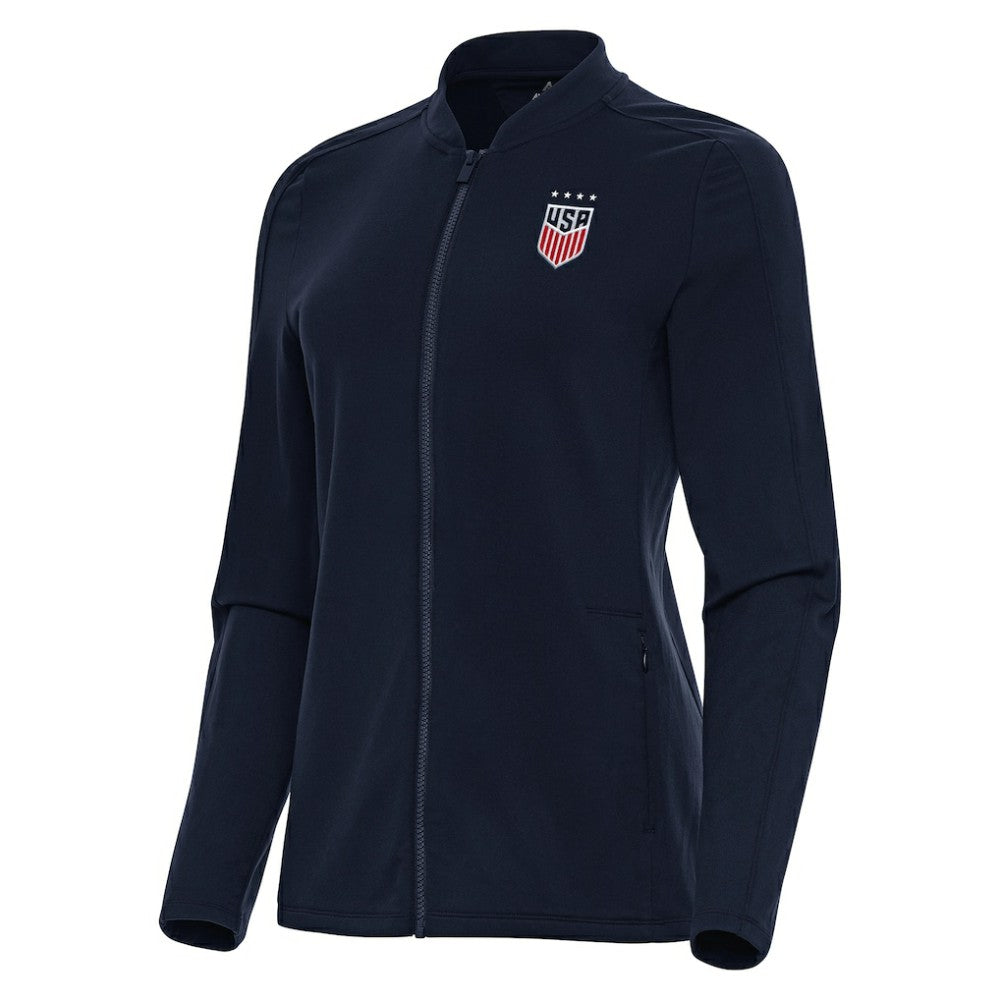 USWNT Antigua Women's Continual Full-Zip Jacket Navy - FIFA World CUP