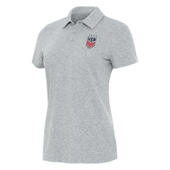 USWNT Antigua Women's Matter Polo Heather Gray - FIFA World CUP
