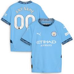Manchester City Youth 2024/25 Home Replica Custom Jersey Light Blue | Puma Online