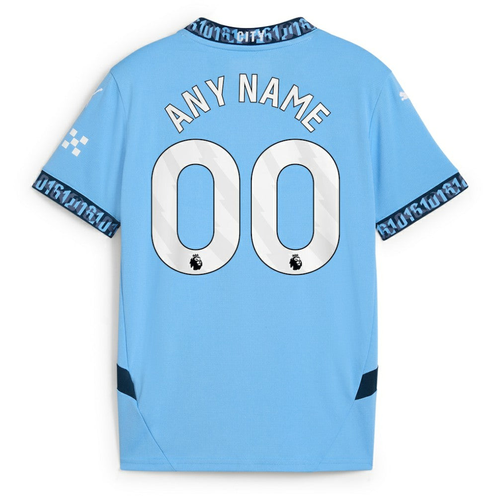 Manchester City Youth 2024/25 Home Replica Custom Jersey Light Blue | Puma Online