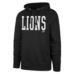 Detroit Lions '47 Dime Headline Pullover Hoodie Black | 47 brand