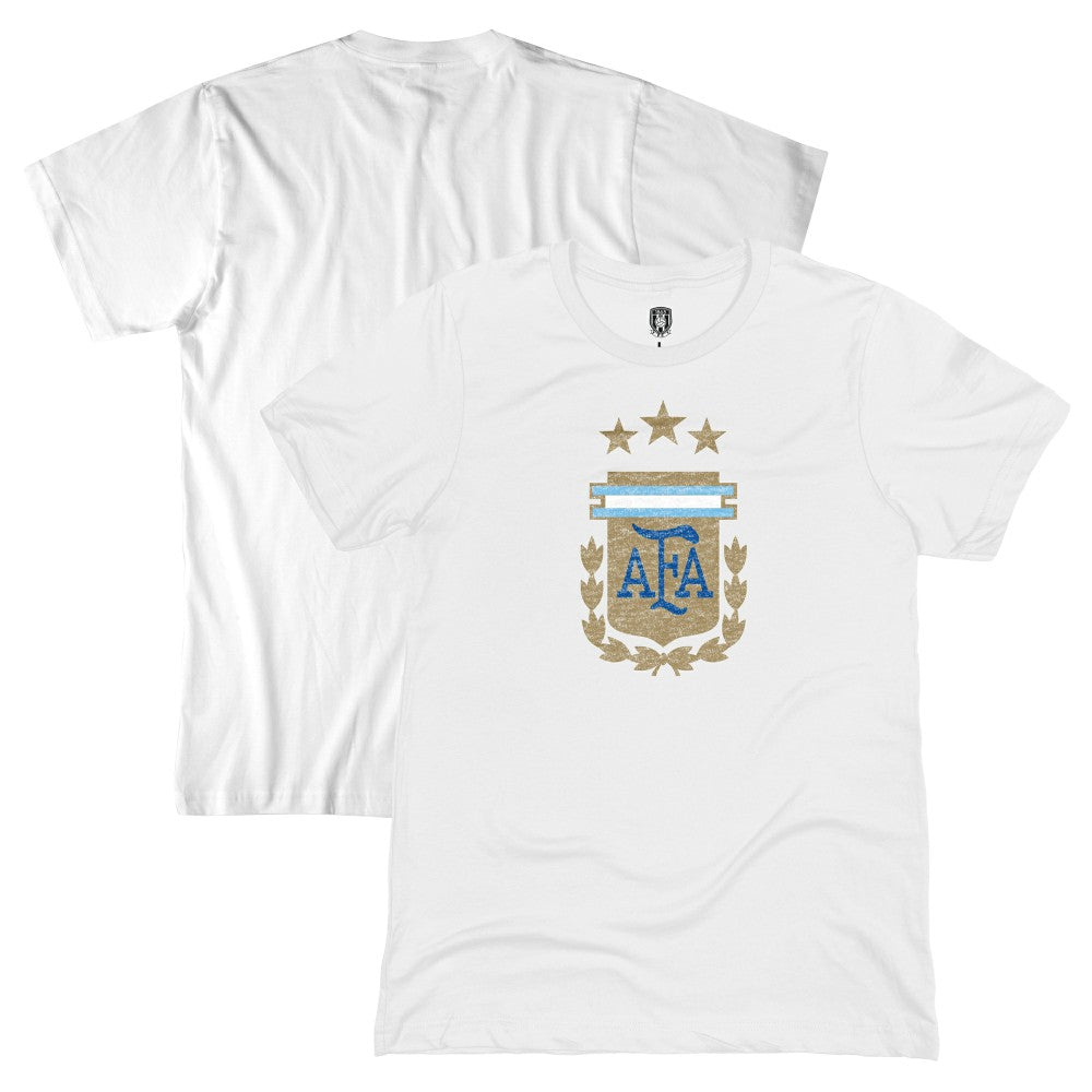 Argentina National Team 1863FC Badge T-Shirt White - FIFA World CUP