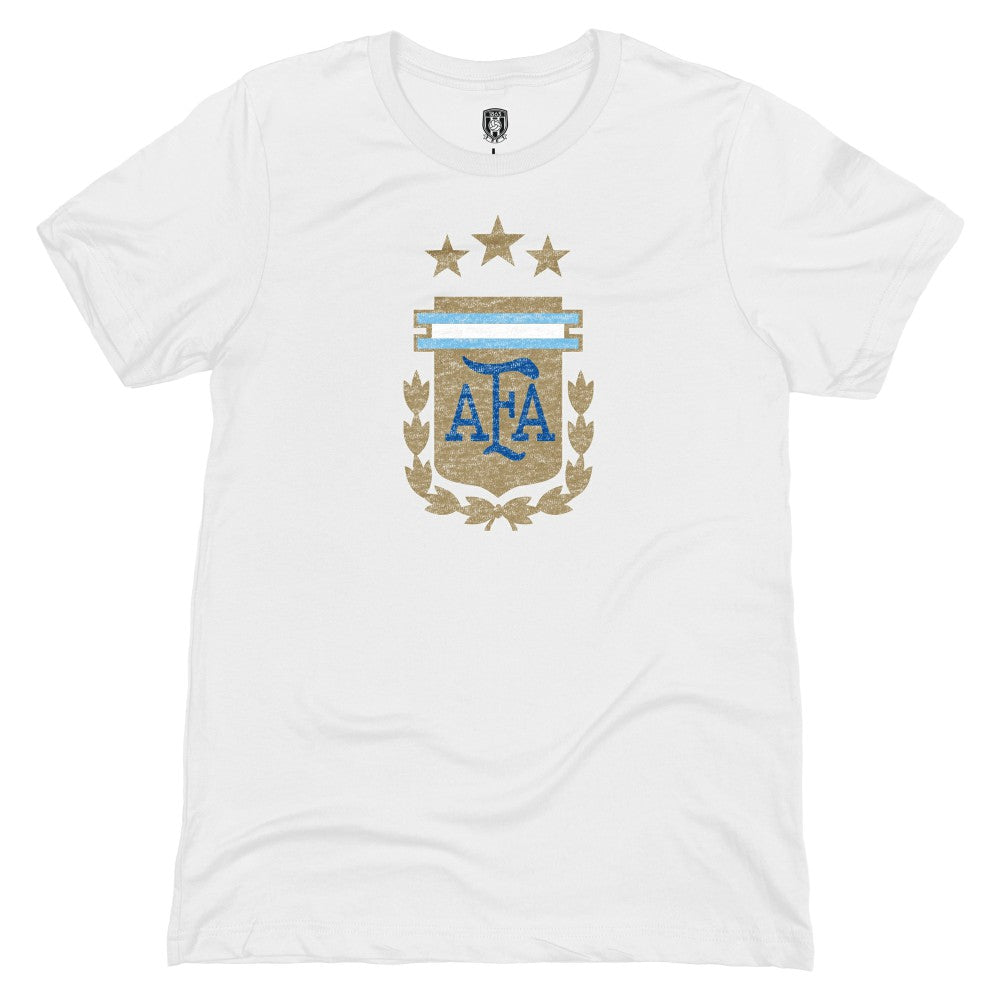 Argentina National Team 1863FC Badge T-Shirt White - FIFA World CUP