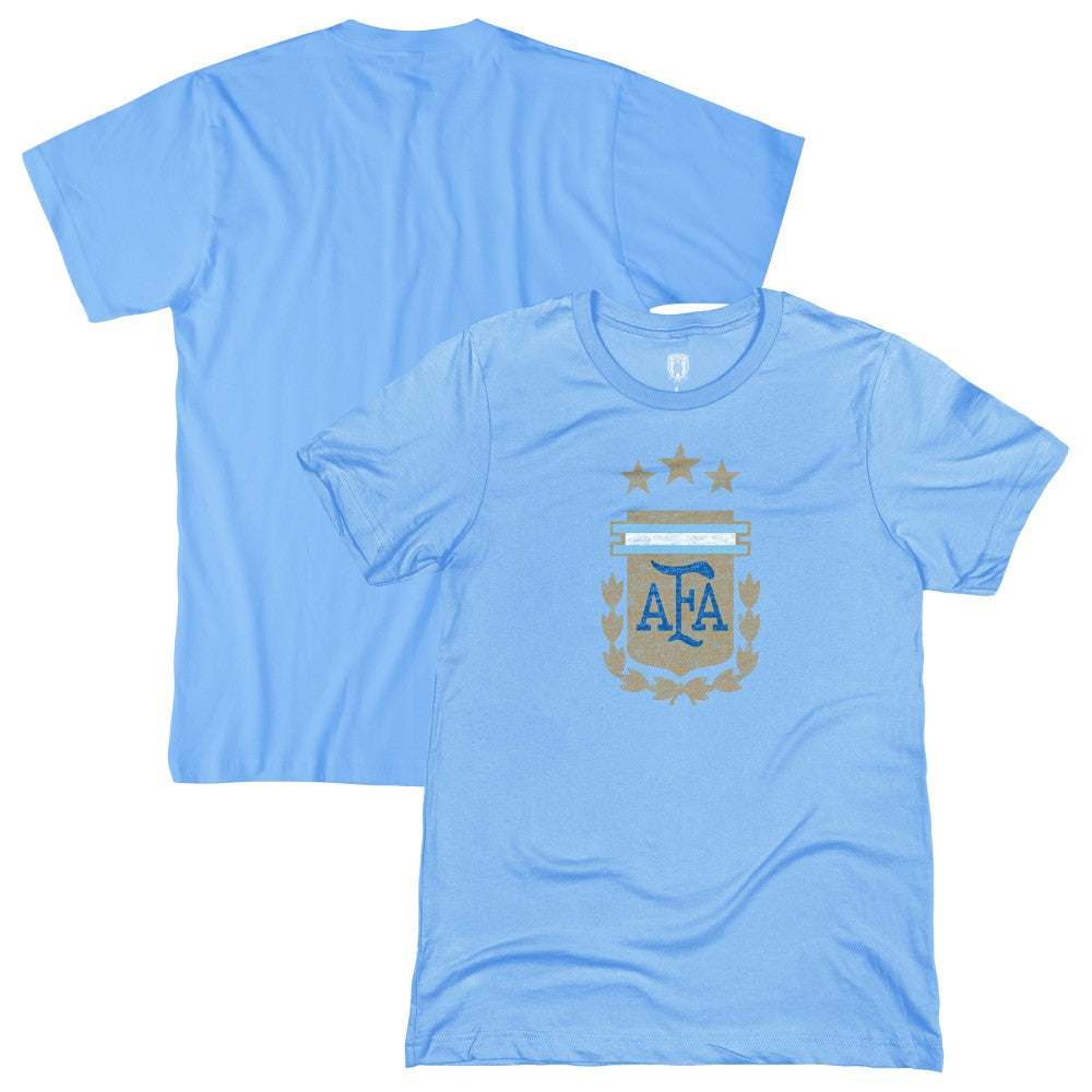 Argentina National Team 1863FC Badge T-Shirt Light Blue - FIFA World CUP