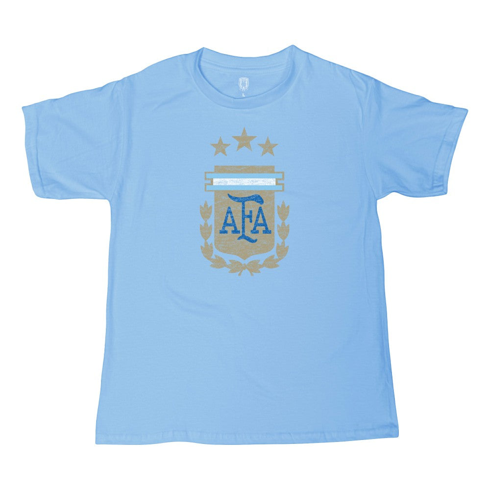Argentina National Team 1863FC Youth Badge T-Shirt Light Blue - FIFA World CUP
