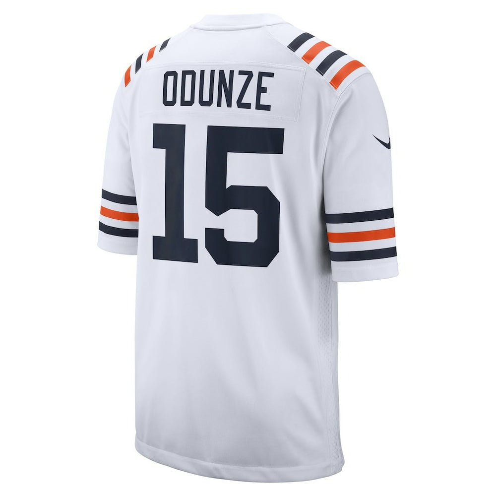 Rome Odunze Chicago Bears Alternate Game Jersey White | Nike for Sale