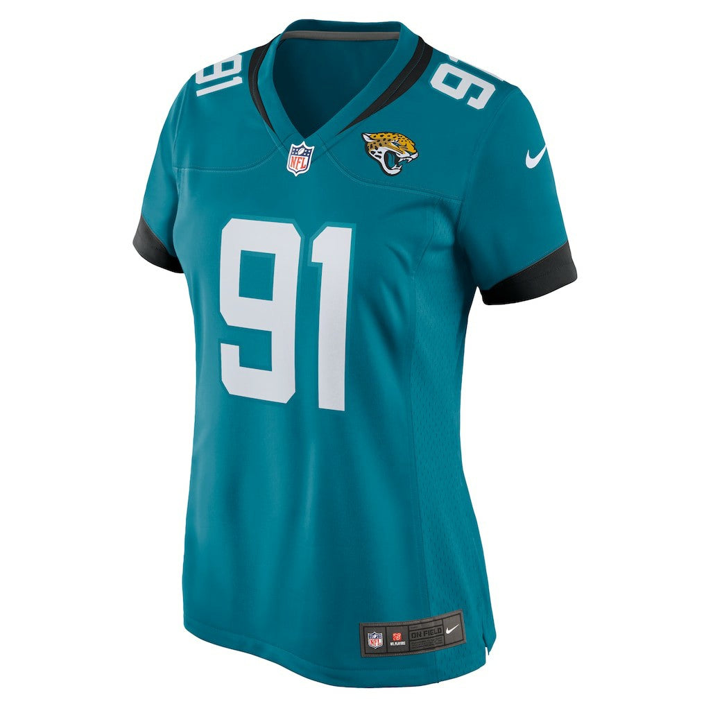 Arik Armstead Jacksonville Jaguars Women's Team Game Jersey Teal | Nike for Sale