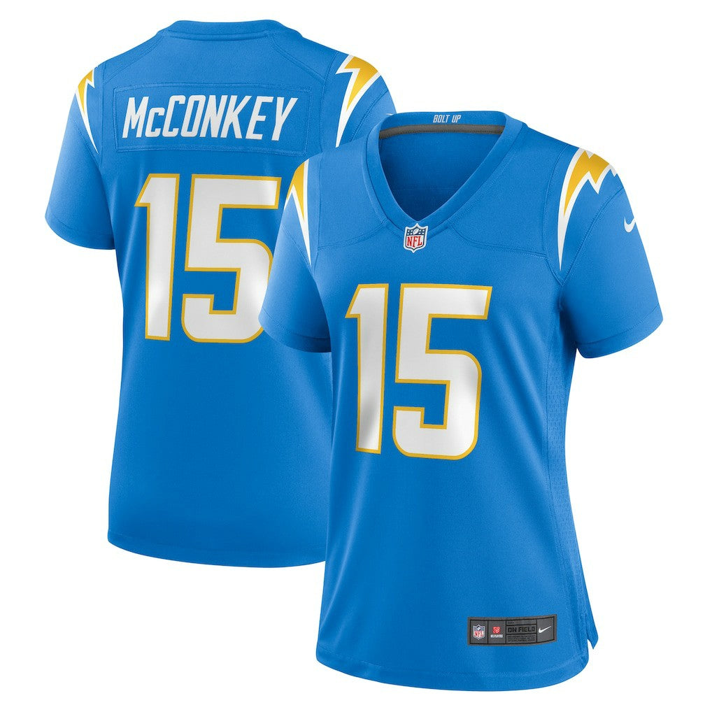 Ladd McConkey Los Angeles Chargers Women's Game Jersey Powder Blue | Nike for Sale