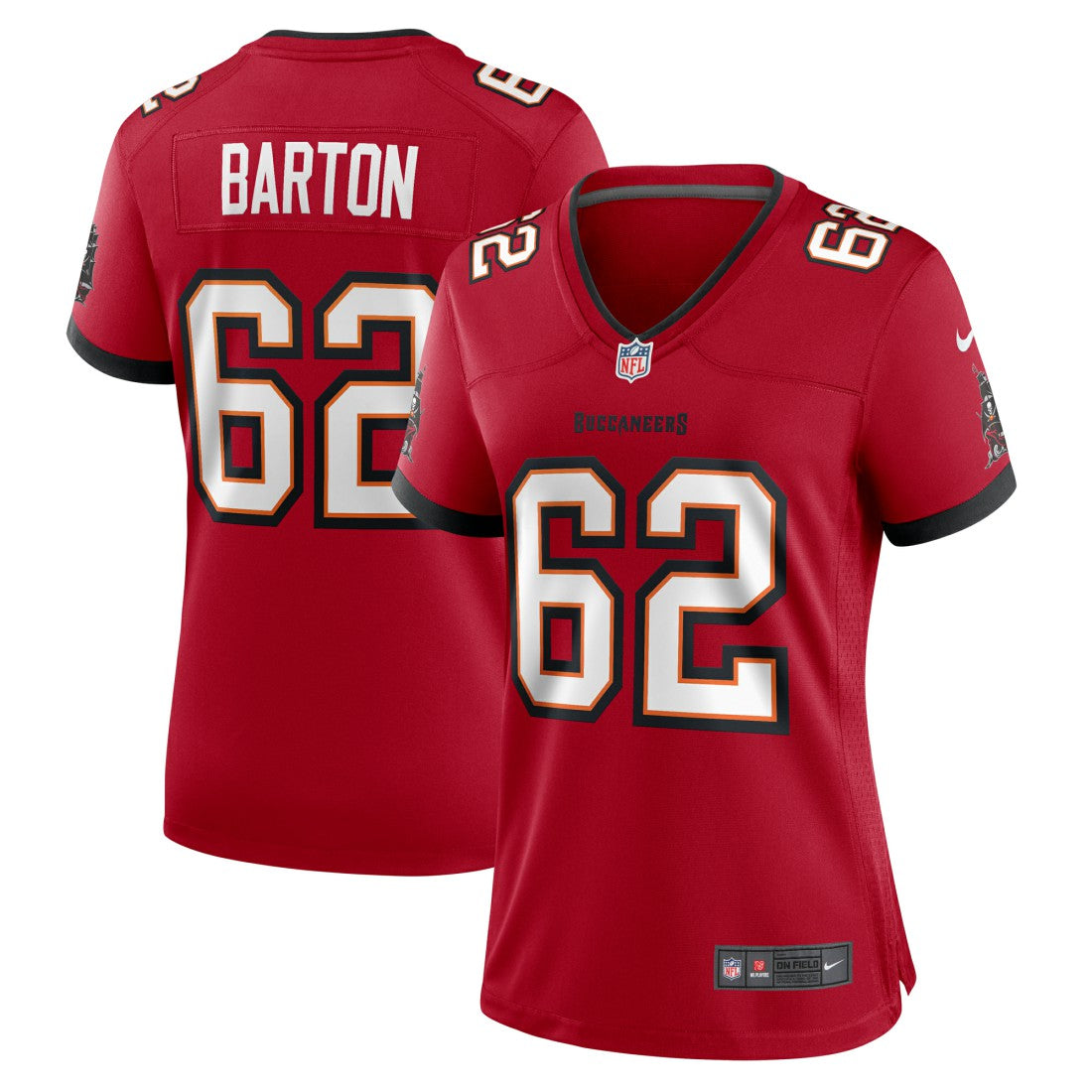 Graham Barton Tampa Bay Buccaneers Women's Game Jersey Red | Nike for Sale