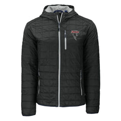 Atlanta Falcons Cutter & Buck Rainier PrimaLoft Eco Insulated Full-Zip Puffer Jacket Black | NFL