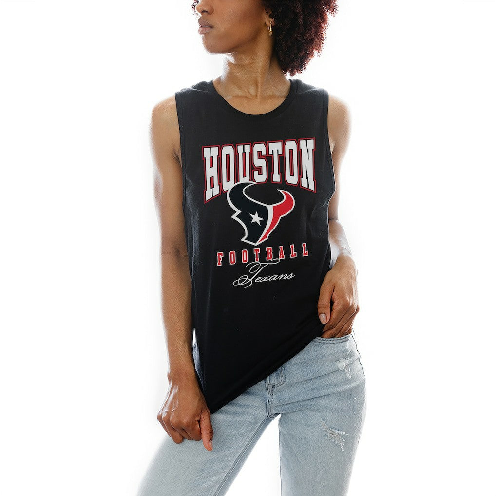 Houston Texans Gameday Couture Women's Preseason Opener Racerback Tank Top Black | NFL