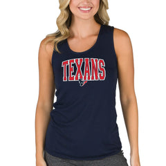 Houston Texans Concepts Sport Women's Marathon Tank Top Navy | NFL