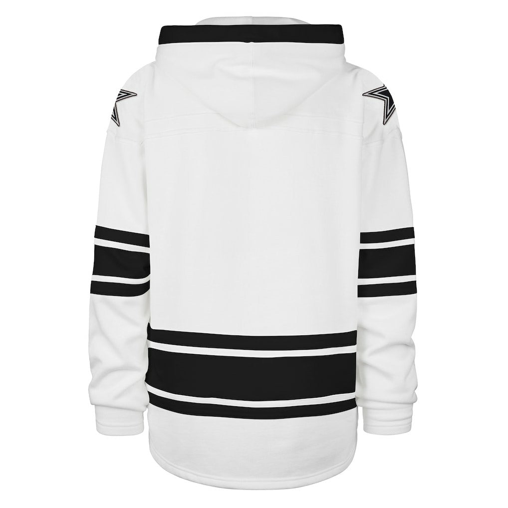 Dallas Cowboys '47 After Image Superior Lacer Pullover Hoodie White | 47 brand