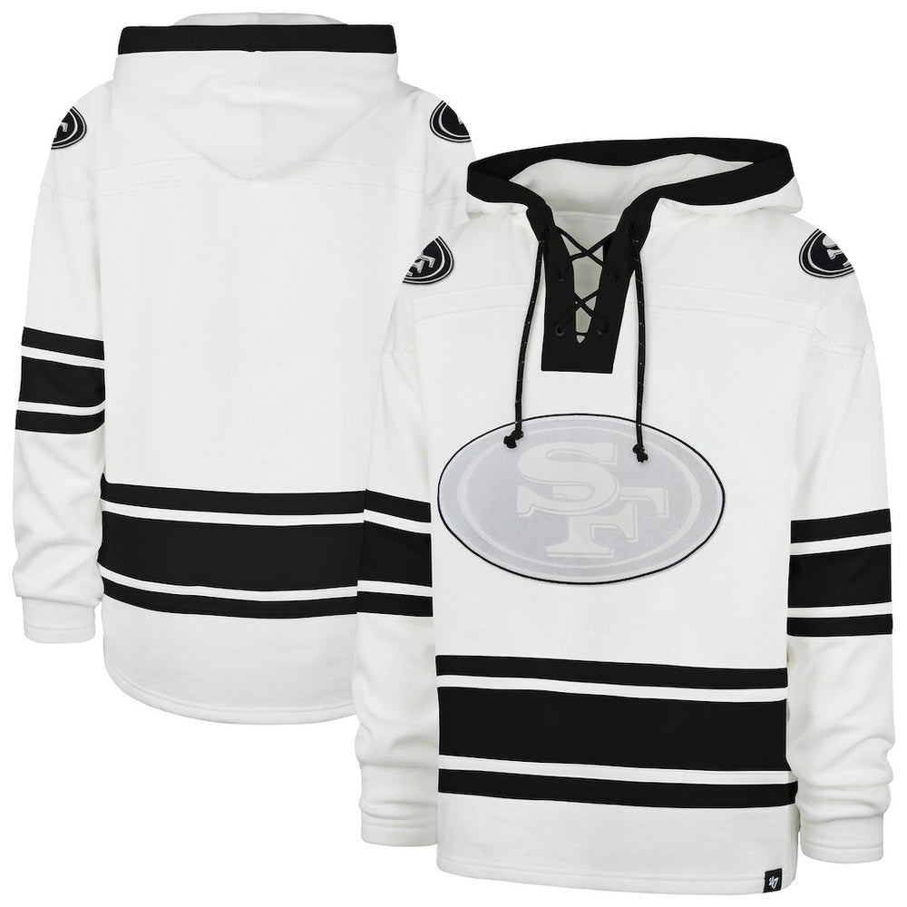 San Francisco 49ers '47 After Image Superior Lacer with Hood White | 47 brand