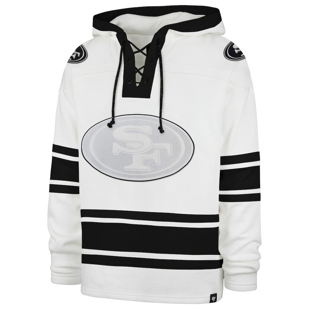 San Francisco 49ers '47 After Image Superior Lacer with Hood White | 47 brand