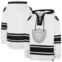 Las Vegas Raiders '47 After Image Superior Lacer with Hood White | 47 brand