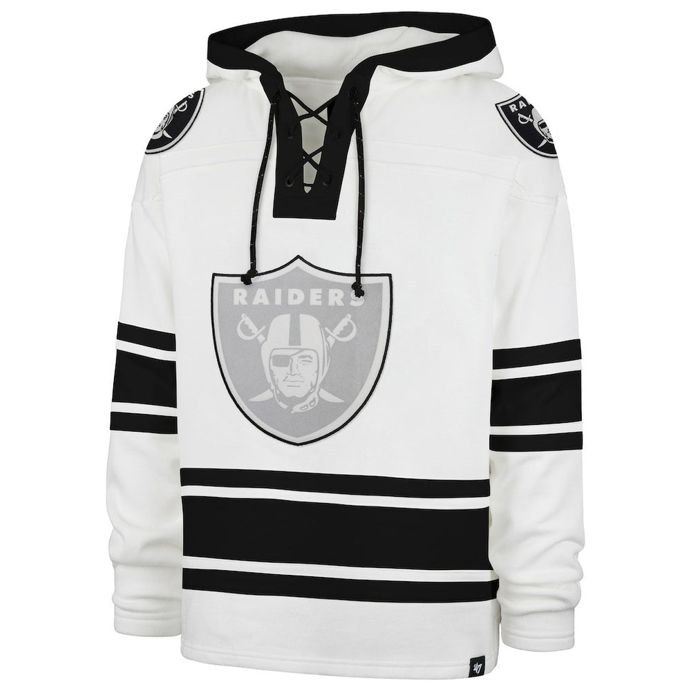 Las Vegas Raiders '47 After Image Superior Lacer with Hood White | 47 brand