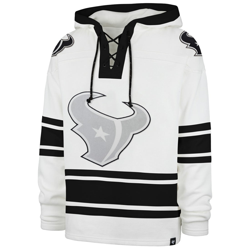 Houston Texans '47 After Image Superior Lacer with Hood White | 47 brand