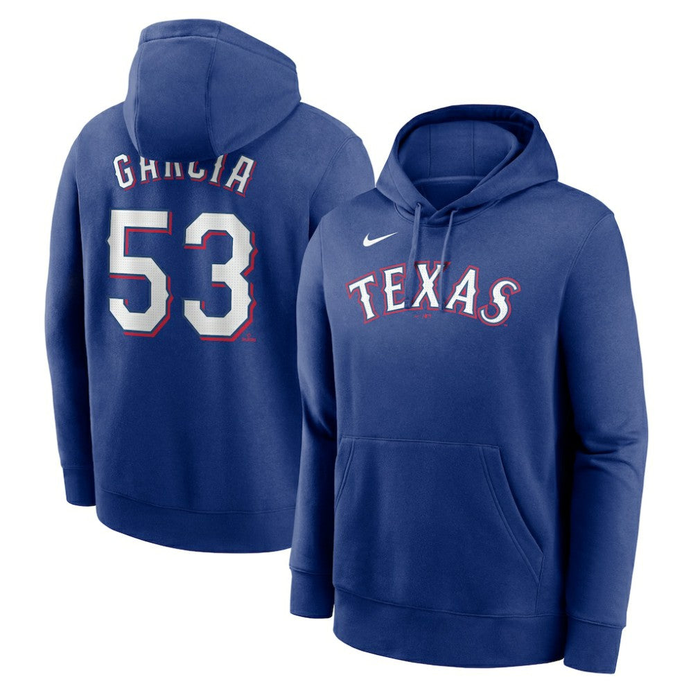Adolis Garcia Texas Rangers Nike Player Name & Number Club Pullover Hoodie - MLB