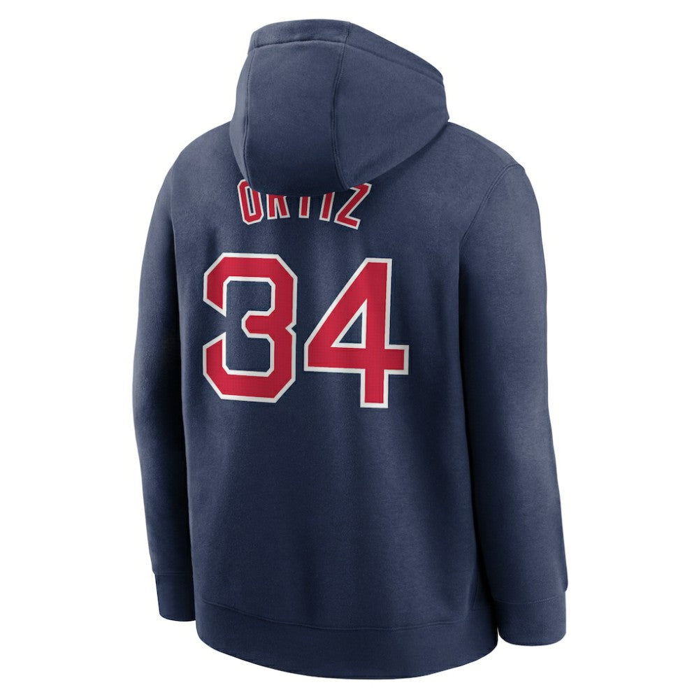 David Ortiz Boston Red Sox Nike Player Name & Number Club Pullover Hoodie - MLB